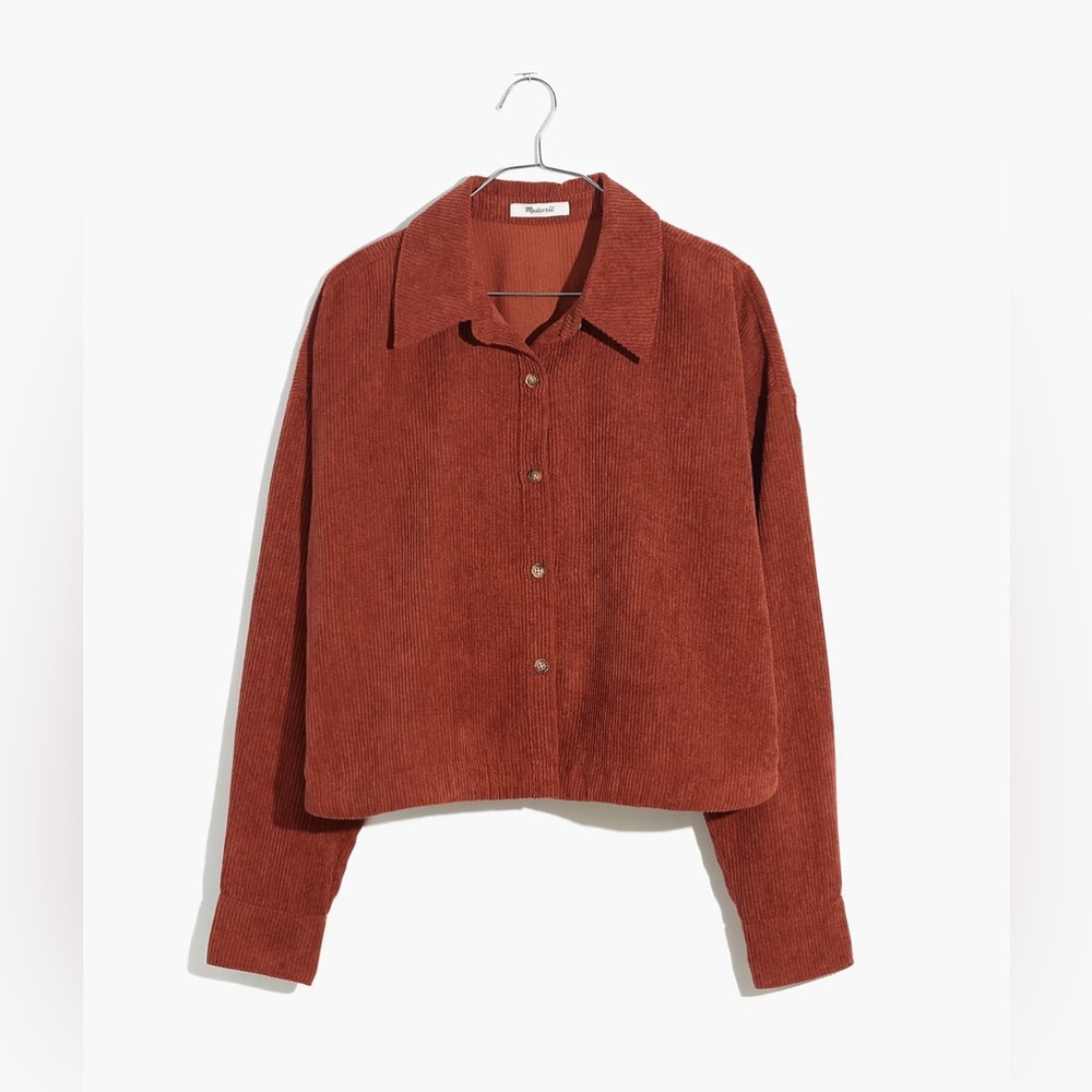 NWT Corduroy Hartfield Crop Shirt